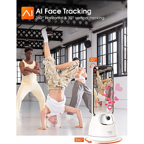 Hohem Go, Auto Face Tracking Tripod, 360° Rotation Selfie