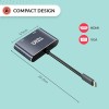 Tizum USB C Hub (2-in-1) Portable Multiport Adapter/Connector, Type C USB Hub to 4K HDMI (Grey) Tizum USB C Hub (2-in-1) Portable Multiport Adapter/Connector, Type C USB Hub to 4K HDMI (Grey)