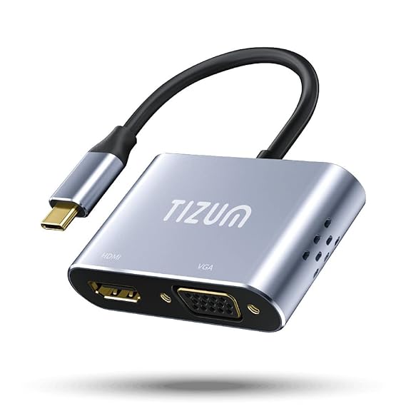 Tizum USB C Hub (2-in-1) Portable Multiport Adapter/Connector, Type C USB Hub to 4K HDMI (Grey) Tizum USB C Hub (2-in-1) Portable Multiport Adapter/Connector, Type C USB Hub to 4K HDMI (Grey)