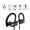 Bass Evolution 2019 Design Hexa Bluetooth 5.0 Wireless Sports Earphones with Mic (Black)