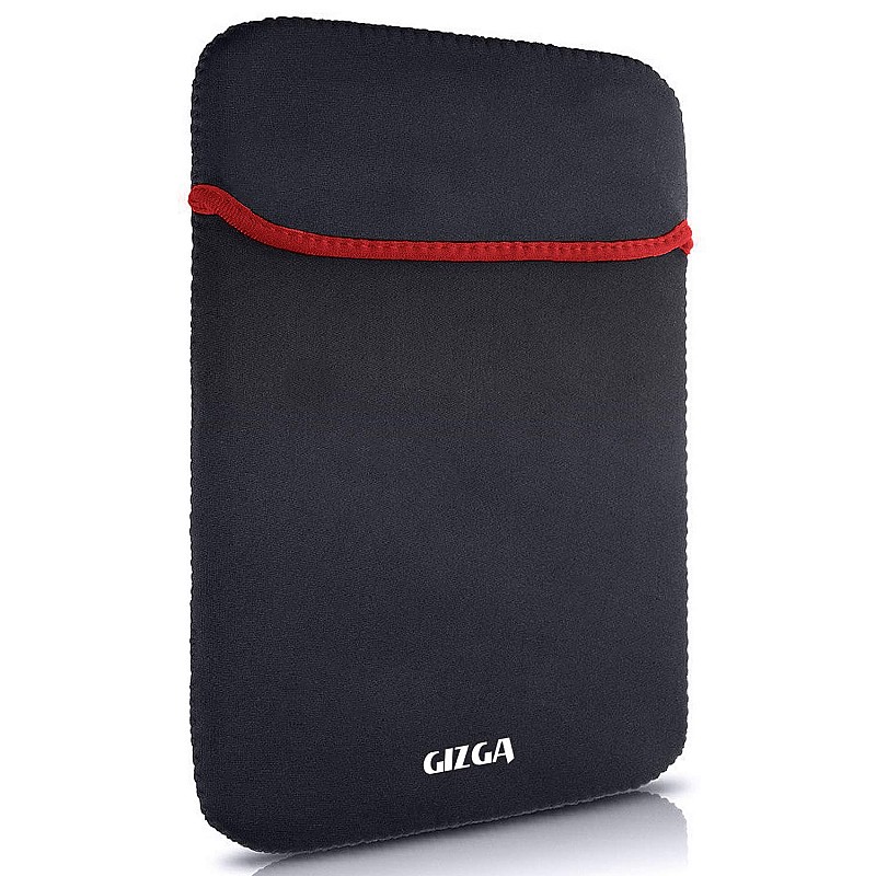 GIZGA Club-laptop Neoprene Reversible for 15.6-inches Laptop Sleeve - Black-Red