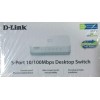 D-Link DES-1005C 5-Port 10/100 Mbps Unmanaged Switch, white D-Link DES-1005C 5-Port 10/100 Mbps Unmanaged Switch, white