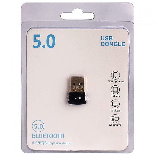 Sellingal Ultra-Mini Bluetooth CSR 4.0 USB Dongle Adapter for Windows Computer (Black:Golden)