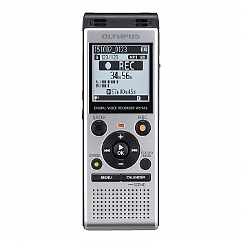 Olympus WS-852 Digital Voice Recorder with Built-in USB (Silver)