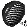 Godox SB-UE 80cm / 32 Inch Portable Octagon Honeycomb Grid Umbrella Speedlite Softbox with Bowens Mount