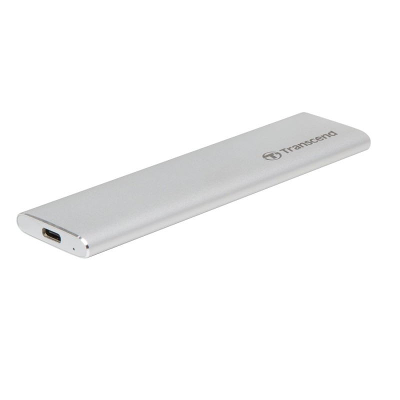 Transcend CM80S USB 3.1 Gen 2 SATA M.2 SSD Enclosure Case, Silver - ‎TS-CM80S