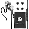 MuveAcoustics Drive MA-1000SB Premium in-Ear Wired Headphones with Mic (Steel Black)