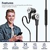 MuveAcoustics Drive MA-1000SB Premium in-Ear Wired Headphones with Mic (Steel Black)