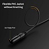 CableCreation 3.5mm to XLR, 6 Feet 3.5mm (1/8 Inch) TRS Stereo Male to XLR Male Cable Compatible with iPhone, iPod, Tablet, Laptop and More, Black