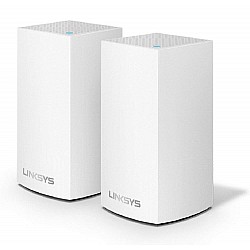 Linksys Velop Dualband AC1300 Mesh Wi-Fi 5 Router,MU-MIMO,Enhance Speed up to 1.3 Gbps per Router and Coverage up to 2000 sq ft,Replaces Router and WiFi Boosters,40+Devices,WHW0102-AH (Pack of 2)