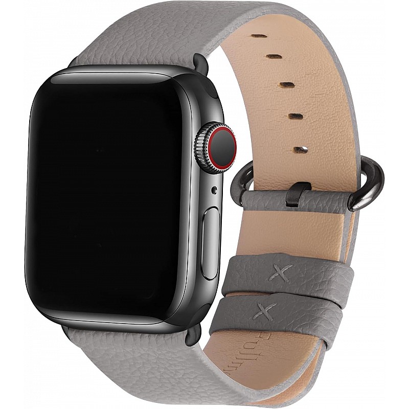 Fullmosa Leather Bands Compatible with Apple Watch 49mm 46mm 45mm 44mm 42mm 41mm 40mm 38mm Women Band Strap for iWatch Ultra 2/Ultra/10/9/8/7/6/5/4/3/2/1/SE2/SE, 49mm 46mm 45mm 44mm 42mm Grey