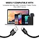 Wayona 65W Nylon Braided USB A to Type C 3Ft 1M 3A Fast Charger USB C Cable For Samsung Galaxy S9 S8 (1M, Black)