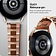 Spigen Modern Fit Strap Designed for Samsung Galaxy Watch 6/5/4 44/40mm, Classic 6 47/43mm, 5 Pro 45mm, 4 Classic 46/42mm, 3 41mm, Active 1&2 - Rose Gold