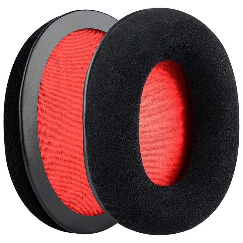 Geekria Earpad for HyperX Cloud II Gaming Headset Ear Pad/Ear Cushion/Ear Cups/Ear Cover/Earpads Repair Parts (Black/Red)