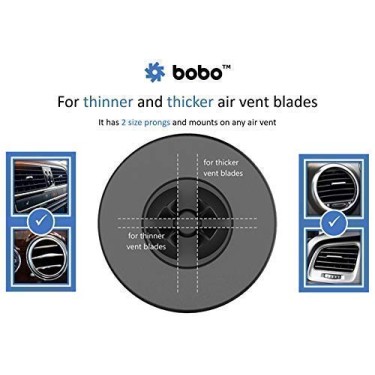BOBO Claw-Grip Universal Magnetic Air Vent Mount Car Phone Holder, for Smartphones and Mini Tablets, Black BOBO Claw-Grip Universal Magnetic Air Vent Mount Car Phone Holder, for Smartphones and Mini Tablets, Black