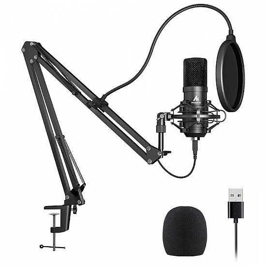 Maono AU-A04 Condenser Microphone Kit (Black)