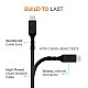 Amkette Tough Pro Micro USB Durable Braided Fast Charging Cable for Smartphone (1.5 Meters, Black)