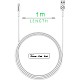 Humble USB 2.0 A Charge & Sync Fast Charging Cable Compatible for iPhone, iPad, and iPod Charge & Sync (3 Months Warranty)