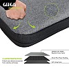 Gizga Essentials Laptop Bag Sleeve Case Cover Pouch with Handle for 15.6 inches Laptop, Padded Laptop Compartment, Premium Zipper Closure Water Repellent Nylon Fabric, Grey