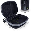 Gizga Essentials Carrying Case for JioFi 4G M2S and JioFI3 WiFi Hotspot Dongle, Shock Asbsorber Protective Carbon Fibre Material, Detachable Hook, Mesh Pocket, Black