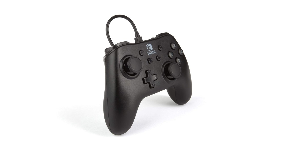 PowerA Wired Gaming Controller for Nintendo Switch, Black