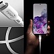 Spigen USB-C to C 3.2 Gen 1 Cable Official E-Mark, 100W & 5Gbps Compatible with Macbook, iPad, Galaxy, OnePlus, Pixel (1m) - White