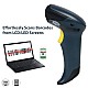 RETSOL D-2060N 1D/2D Barcode Scanner QR Code Imager USB Wired Optical Reader with Manual Triggering for Retail Store Warehouse Aadhaar Card Mobile & Printed Screen Scan (1 Pc)