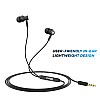 Flybot Stark Wired Metal in Ear Stereo Bass Headphone with Mic & 3.5mm Universal Jack [Black]