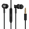 Flybot Stark Wired Metal in Ear Stereo Bass Headphone with Mic & 3.5mm Universal Jack [Black]