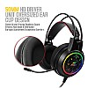 Ant Esports H707 HD RGB Wired Gaming Headset | Noise Cancelling Over-Ear Headphones with Mic for PC / PS4 / Xbox One/Nintendo Switch/Mac