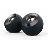 Creative Pebble V2 - Minimalistic 2.0 USB-C Powered Desktop Speakers, 3.5 mm AUX-in, 8W RMs with 16W Peak Power for Computers and Laptops, Type-A Adapter Included and Extended Cable (Black) Creative Pebble V2 - Minimalistic 2.0 USB-C Powered Desktop Speakers, 3.5 mm AUX-in, 8W RMs with 16W Peak Power for Computers and Laptops, Type-A Adapter Included and Extended Cable (Black)