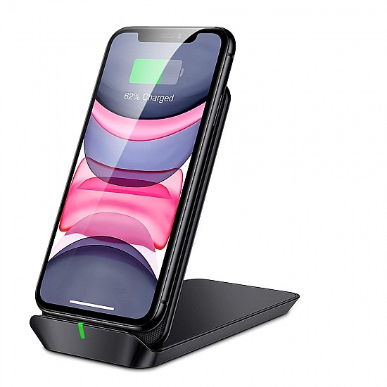 Esr Foldable Wireless Charger, Fast Wireless Charging Stand & Pad, Compatible With Iphone 11/11 Pro Max/Se/Xr/Xs Max/Xs/X, Galaxy S21/S21+/S21 Ultra/S20/S20+/S20 Ultra/Note10, 5W For Pixel 3/4, Black