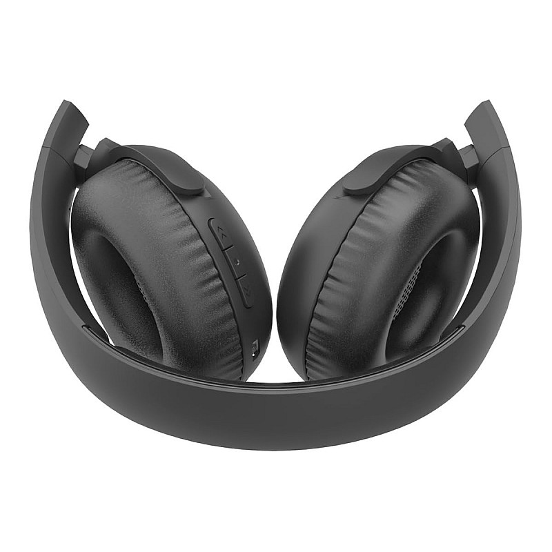 Philips Audio Upbeat TAUH202 On Ear Wireless Bluetooth Headphones with Mic, Lightweight Headband, Noise & Echo Cancellation and Soft Cushions for Extra Comfort (Black)