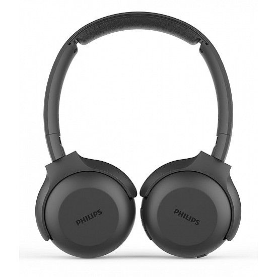 Philips Audio Upbeat TAUH202 On Ear Wireless Bluetooth Headphones with Mic, Lightweight Headband, Noise & Echo Cancellation and Soft Cushions for Extra Comfort (Black)