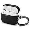 Spigen UrbanFit Cover Case forAirpods Pro (2019) - Black, Headphone, Durable PC & Fabric