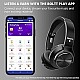 Fire-Boltt Blast 1300 On-Ear Metal Finish Wireless Bluetooth Over The Ear Headphone, 18-Hour Playtime with in-Built Mic, 40mm Driver with HD Sound, Deep Bass & Ultra-Soft Ear Cushions (Black)