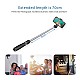 JOYSEUS Selfie Stick, Extendable Selfie Stick with Tripod Stand and Detachable Wireless Bluetooth Remote, Ultra Compact Selfie Stick for Mobile and All Smart Phones – Black