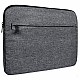 AirCase Protective Laptop Bag Sleeve fits Upto 14.1" Laptop/MacBook, Wrinkle Free, Padded, Waterproof Light Nylon case Cover Pouch, for Laptops, Men & Women, Grey