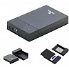 Live Tech 3.5/2.5 Inch SATA to USB 2.0 External Hard Drive Case for Laptop/Desktop/SSD HD (Hard Disk Not Included) (HDC05 USB 2.0)