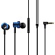 MI XIAOMI Dual Driver Dynamic Bass in-Ear Wired Earphones with Mic, 10mm& 8mm for Heavy Bass & Crystal Clear Vocals, Passive Noice Cancellation, Magnetic Earbuds with Braided Cable (Blue)