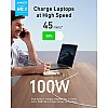 Anker Powerline III USB C to C 100W 6ft Charging Cable for iPhone 15/15 Pro, iPad Mini 6, iPad Air 4, MacBook Pro, Samsung Galaxy S23+/S23 Ultra (White)