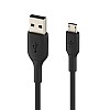 Belkin USB-A to Micro USB Charging Cable for Android Phones and Tablets (3.3 Feet/1 Meter, Black) -