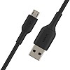 Belkin USB-A to Micro USB Charging Cable for Android Phones and Tablets (3.3 Feet/1 Meter, Black) -