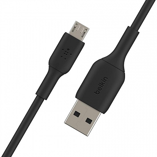 Belkin USB-A to Micro USB Charging Cable for Android Phones and Tablets (3.3 Feet/1 Meter, Black)