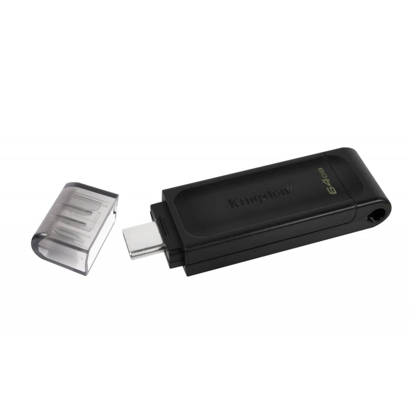 Kingston DataTraveler 70 64GB Portable and Lightweight USB-C flashdrive with USB 3.2 Gen 1 speeds DT70/64GB