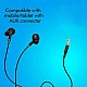 ZEBRONICS Zeb-Tulip Wired in Ear Earphone with Mic (Black)