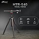 Hiffin HF-550 Tripod, 65 inches Special Quality Camera Tripod for Canon Nikon DSLR, Aluminum Alloy Tripod with 360 Degree Ball Head, Professional Tripod for Travel and Work (Black)