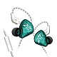 Yinyoo KZ ZSTX Earphones Wired with Microphone Hybrid 1BA+1DD in Ear Monitor Earbuds Balance Armature with Dynamic in-Ear Earphone Headphones HiFi Headset(with mic, Cyan)