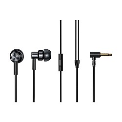 REDMI Wired High Definition in-Ear Earphones with in-Built HD Mic, Hi-Res Audio Certified, 10 mm Driver, Metal Sound Chamber for Dynamic Bass (Black)