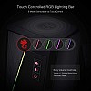 Redragon GS520 Anvil RGB Desktop Speakers, 2.0 Channel PC Computer Stereo Speaker with 6 Colorful LED Modes, Enhanced Sound and Easy-Access Volume Control, USB Powered w/ 3.5mm Cable